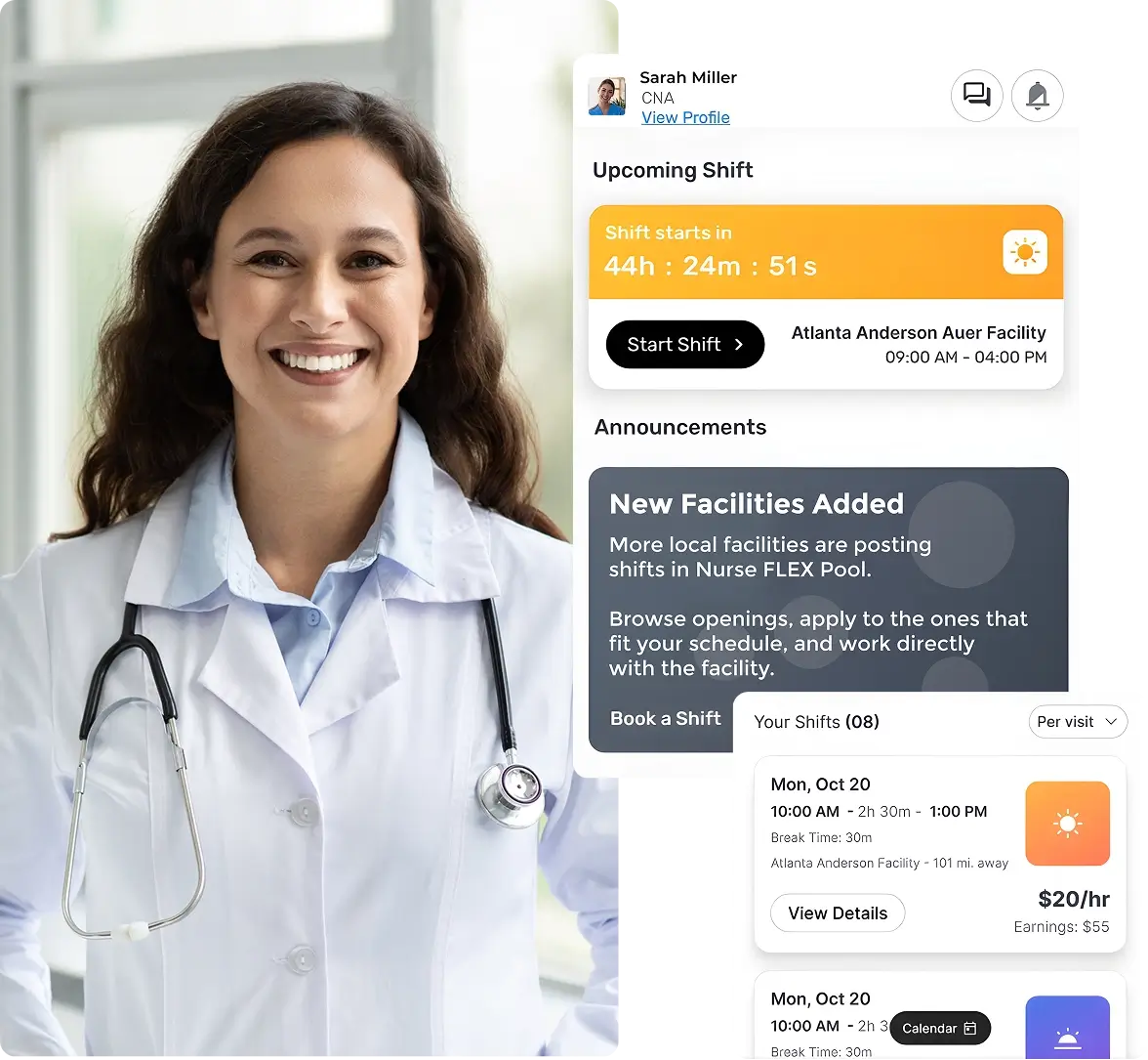 Nurse FLEX Pool for Employers – cover PRN and per diem shifts through a trusted local pool of nurses